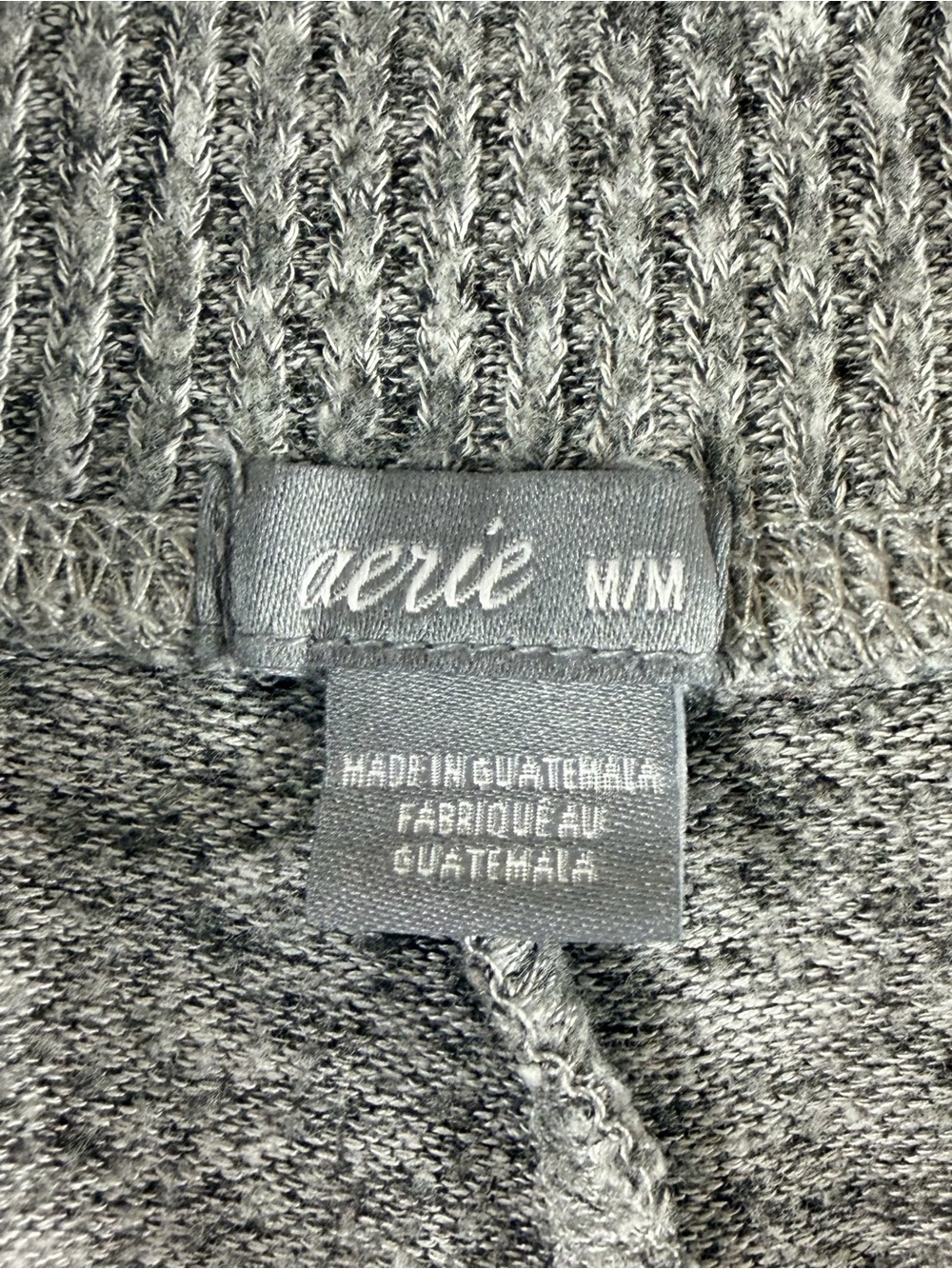 Aerie Real Soft Lounge High Waist Jogger Gray Sweater Pants Women M - Picture 6 of 8